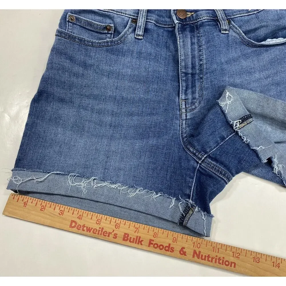 Calvin Klein Shorts Denim Sz 6 High Rise Blue Jean